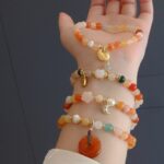 Myrtilus Golden Jade Charm Bracelet – Handmade Gemstone Jewelry
