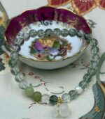 Myrtilus Green Ghost Crystal Beaded Bracelet Natural Stone