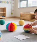 Myrtilus Handmade Crochet Rainbow Sensory Ball