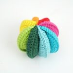 Myrtilus Handmade Crochet Rainbow Sensory Ball