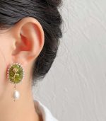 Myrtilus Women’s Trendy Alloy Flower and Chunky Heart Earrings