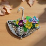 Myrtilus Ivory Bloom Open Umbrella