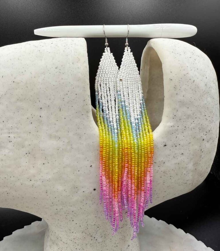 Myrtilus Lampwork Drop Earrings