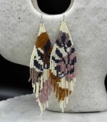 Myrtilus Lampwork Drop Earrings