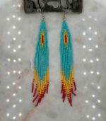 Myrtilus Lampwork Drop Earrings
