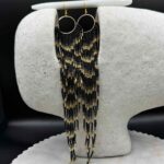 Myrtilus Lampwork Drop Earrings