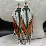 Myrtilus Lampwork Drop Earrings