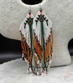 Myrtilus Lampwork Drop Earrings