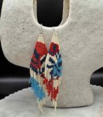 Myrtilus Lampwork Drop Earrings
