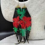 Myrtilus Lampwork Drop Earrings