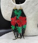 Myrtilus Lampwork Drop Earrings