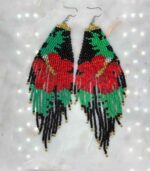 Myrtilus Lampwork Drop Earrings