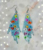 Myrtilus Lampwork Drop Earrings