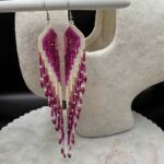 Myrtilus Lampwork Drop Earrings