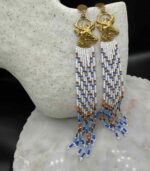 Myrtilus Lampwork Drop Earrings