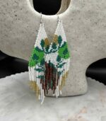 Myrtilus Lampwork Drop Earrings