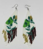 Myrtilus Lampwork Drop Earrings