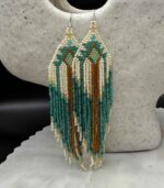 Myrtilus Lampwork Drop Earrings
