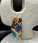 Myrtilus Lampwork Drop Earrings