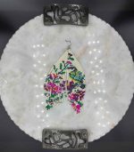 Myrtilus Lampwork Drop Earrings