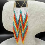 Myrtilus Lampwork Drop Earrings