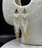 Myrtilus Lampwork Drop Earrings