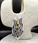 Myrtilus Lampwork Drop Earrings