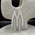 Myrtilus Lampwork Drop Earrings