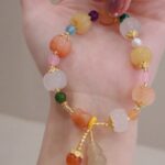 Myrtilus Natural Jasper Beaded Bracelet