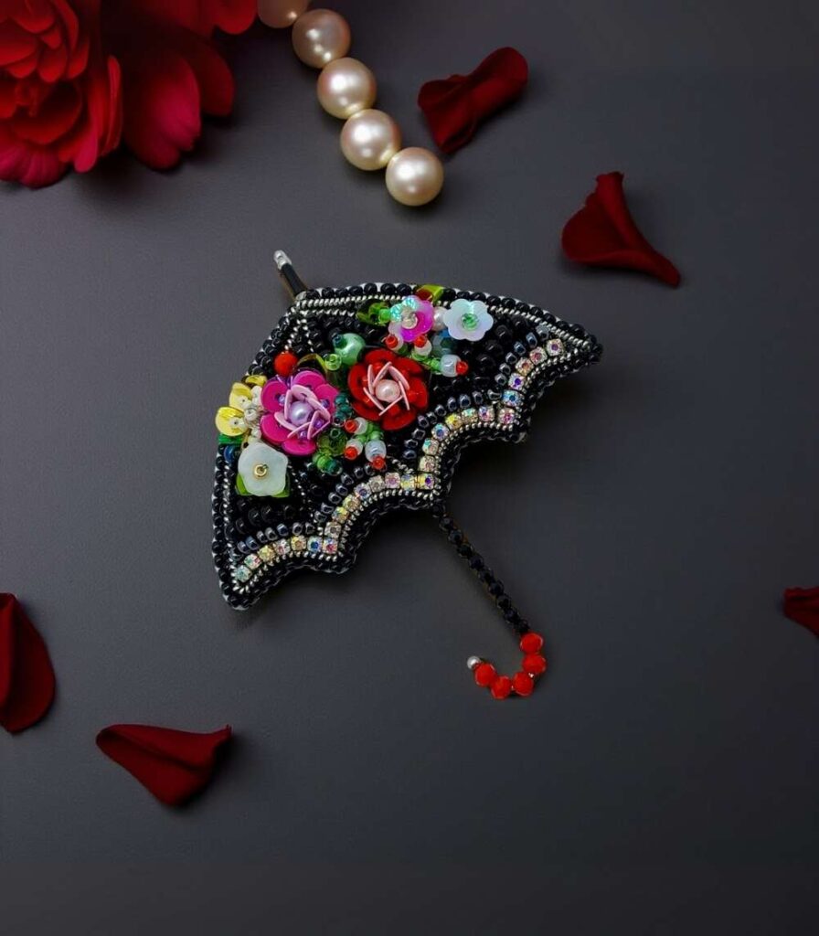 Myrtilus Night Bloom Open Umbrella