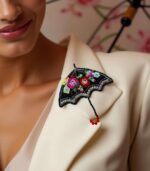 Myrtilus Night Bloom Open Umbrella