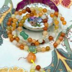Myrtilus Red Agate & Green Aventurine Wrap Bracelet