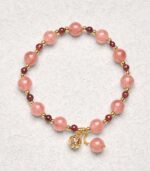 Myrtilus Strawberry Quartz & Garnet Heart-Healing Bracelet