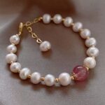 Myrtilus Women’s 18K Gold-Plated Freshwater Pearl Bracelet