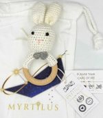 Myrtilus Crochet Teether – 100% Cotton Soft Toy for Babies by Myrtilus