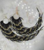 Myrtilus Lampwork Drop Earrings