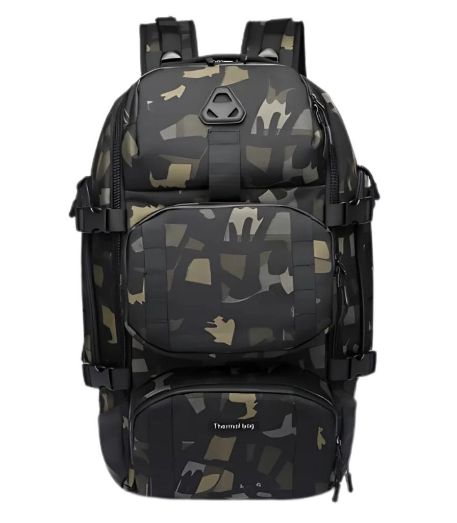 OZUKO 9386 Outdoor Travel Backpack with Cooler Compartment