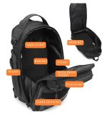 OZUKO 9659 Lightweight Waterproof Fashion Shoulder Bag
