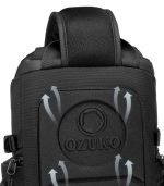 OZUKO 9680 Tactical Style EDC Sling Bag for Men
