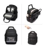 OZUKO 9699 18-Inch Underseat Carry-On Bag with Wheels