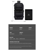 OZUKO 9738 Designer Waterproof Chest Bag for Men