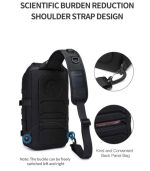 OZUKO 9738 Designer Waterproof Chest Bag for Men