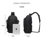 OZUKO 9740 Large Capacity Waterproof Chest Bag