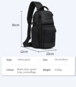 OZUKO 9805 Chest Sling Bag