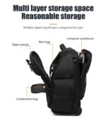 OZUKO 9820L Rolling Laptop Backpack