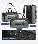 Ozuko 9288 Convertible Garment Travel Duffel Bag