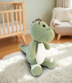 Myrtilus Dino – A Handmade 100 % Cotton Crochet Animal Toy by Myrtilus