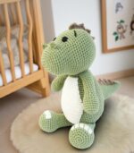 Myrtilus Dino – A Handmade 100 % Cotton Crochet Animal Toy by Myrtilus