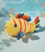 Myrtilus Crochet Fish Toy – Handmade in Cotton