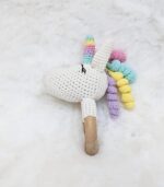Myrtilus Crochet Unicorn Teether – Handmade in Cotton